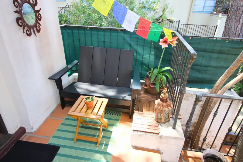 Tranquil back porch